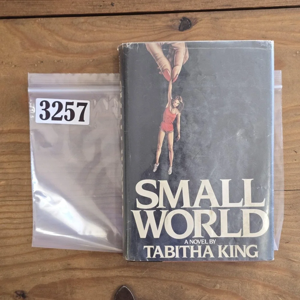 Vintage Small World Tabitha King 1981 Macmillan HC DJ Horror Thriller Ex-Library